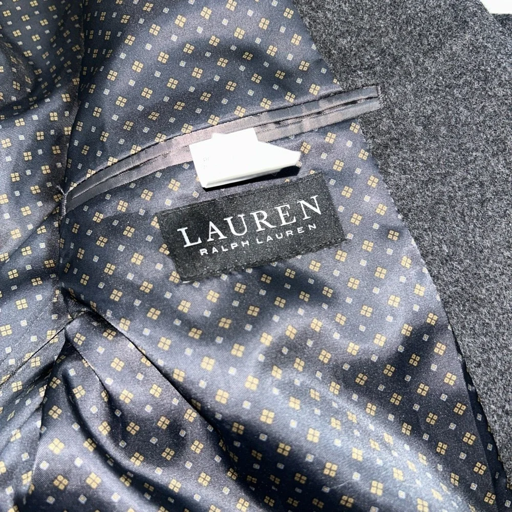 Lauren Ralph Lauren Black Label‎ Wool Silk Cashmere Blazer Sport Coat Jacket 48R